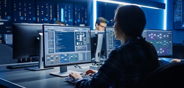 female employee cyber
